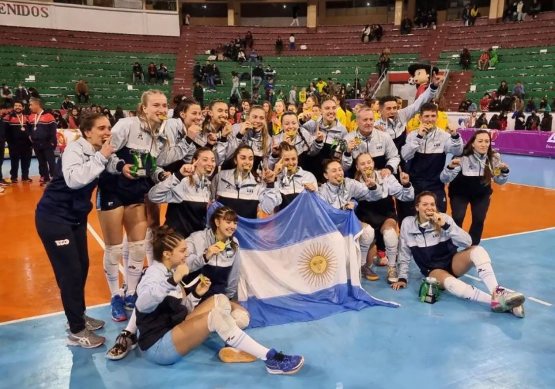 Vley: Las Panteritas campeonas del Sudamericano U19